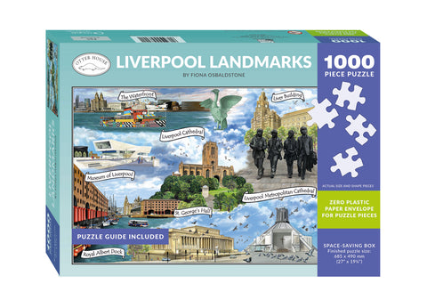 1000 piece  Jigsaw - Liverpool Landmarks