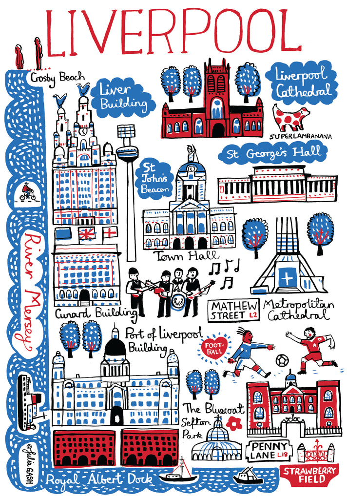 Liverpool - Tea Towel