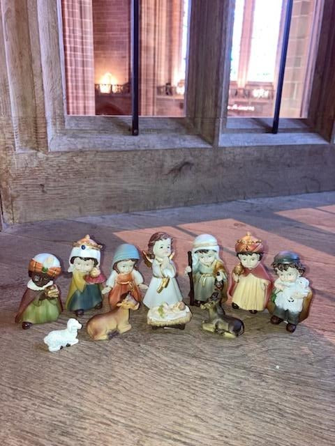 Childrens Resin Nativity Set