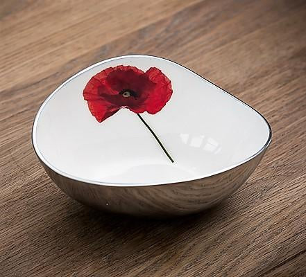 Azeti Poppy Small Oval Bowl
