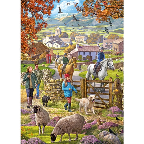 1000 piece  Jigsaw - Autumn Walk