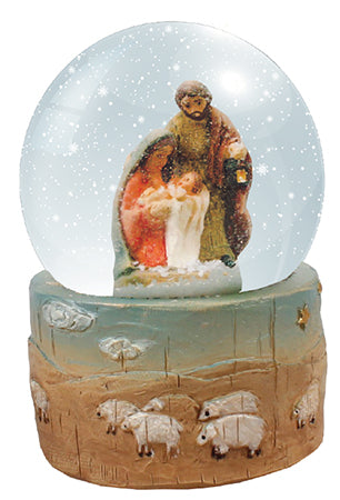 Holy Family Snowglobe