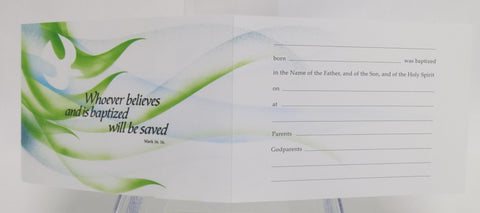 Baptism Card