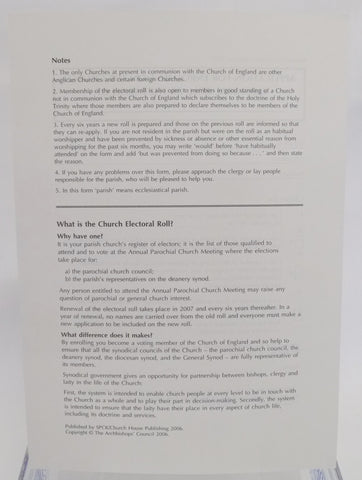 electoral roll application forms