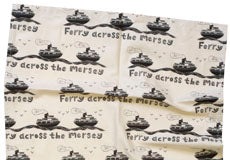 "Ferry Cross the Mersey"  Tea Towel