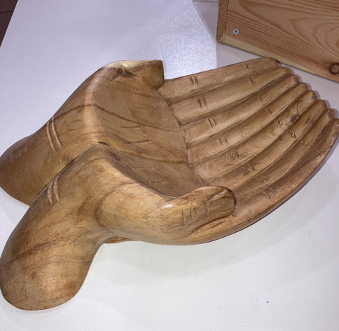 Hand of Hope Wooden Bowl