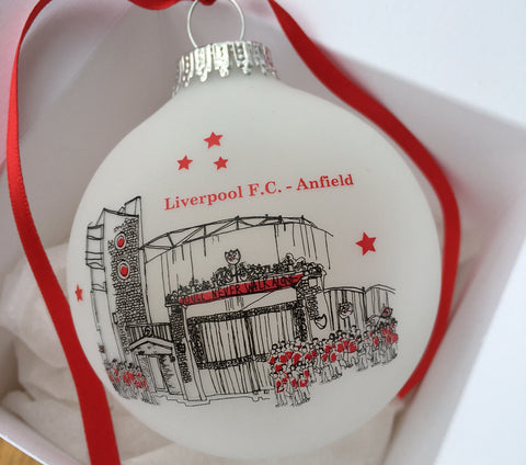 Glass Liverpool Football Club Bauble - Freida McKitrick