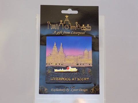 liverpool waterfront 3d fridge magnet - day