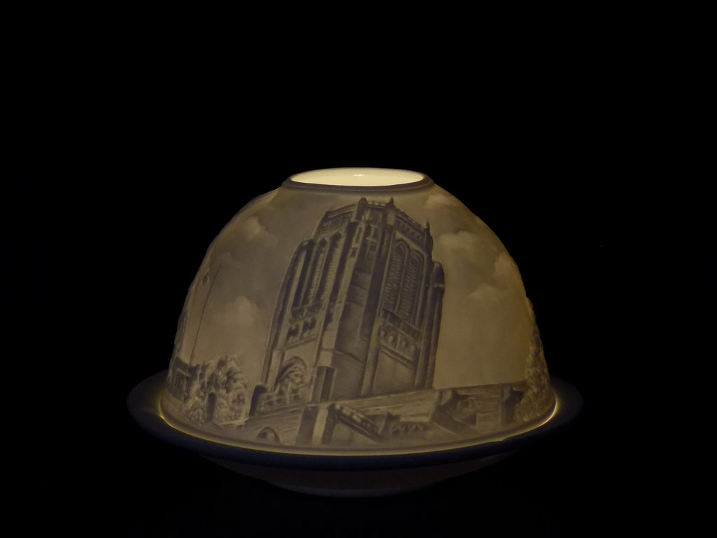 Liverpool cathedral ceramic tea light holder