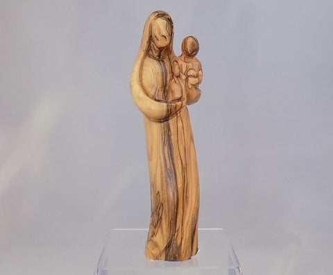 Mary with Baby Jesus - olivewood statue