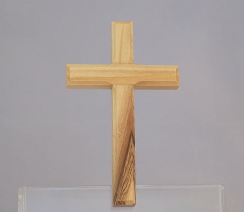 Olivewood 4" Plain Cross - Cross