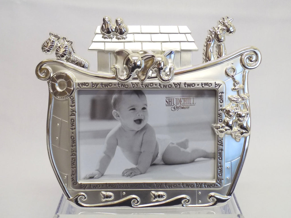 Noah's Ark Silver Picture Frame