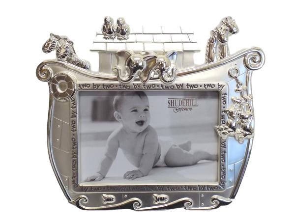 Noah's Ark Silver Picture Frame