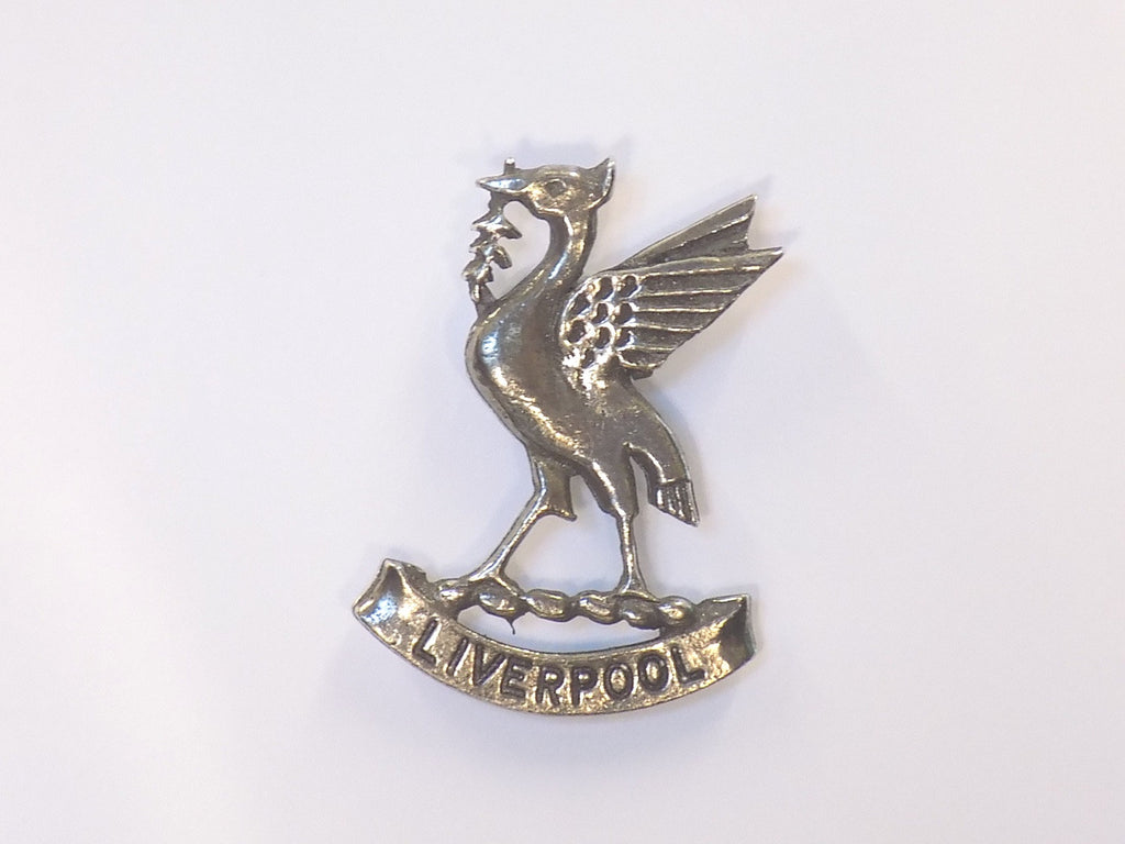 liverbird pewter fridge magnet