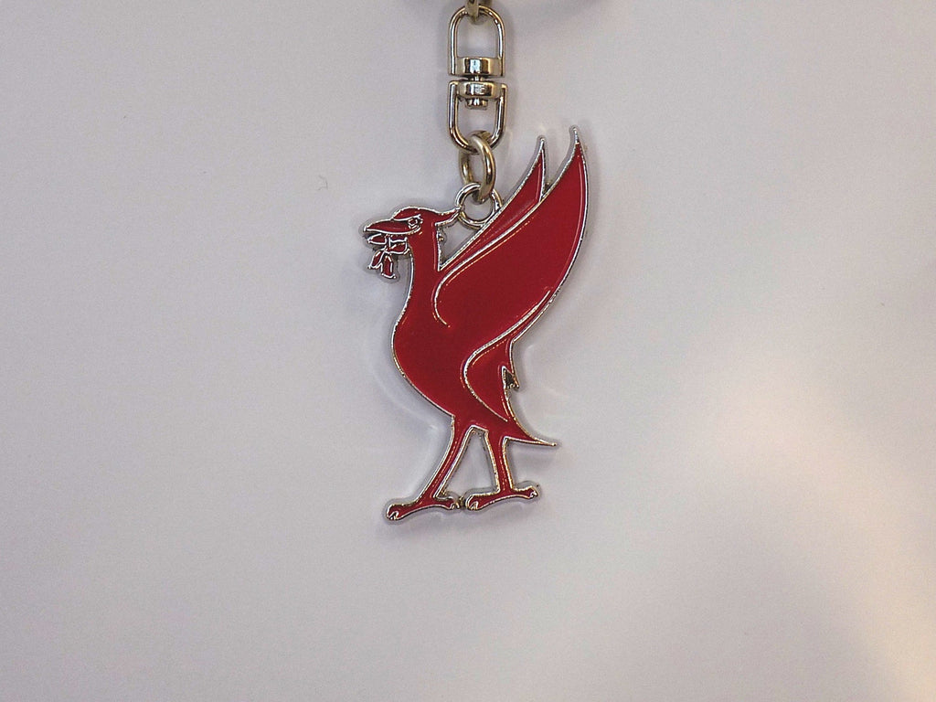 Liver bird keyring red