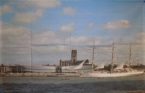 Tea Towel Tall Ships Design