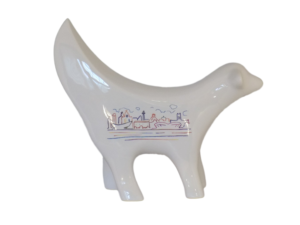 White Skyline Ceramic Superlambanana