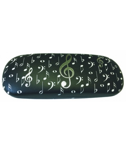 Music Notes Glasses Case